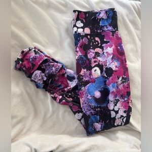 Justice Multicolor Splatter Leggings